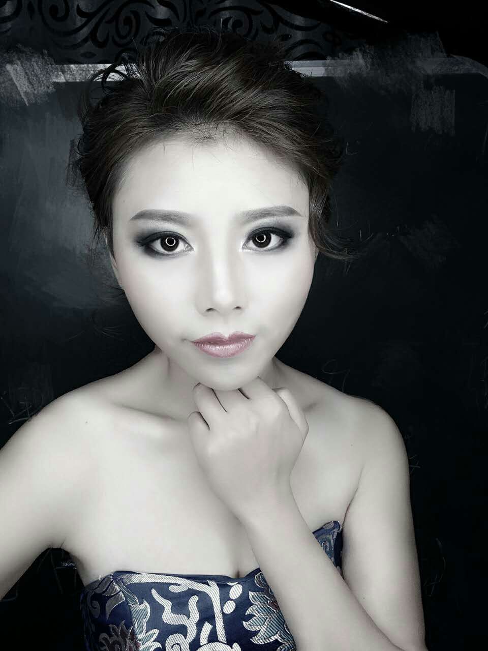 安陽時尚名人化妝**學校2014年第36屆學員考試作品