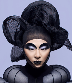 時尚名人化妝學校學員周萌畢業作品